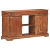 vidaXL Sideboard 135x35x75 cm Akazienholz Massiv