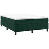 vidaXL Boxspringbettgestell Dunkelgr&uuml;n 140x200 cm Samt