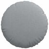 vidaXL Sitzkissen 2 pcs Hellgrau &Oslash;40 x 13 cm Stoff