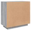 vidaXL Sideboard Grau Sonoma 80x40x75 cm Holzwerkstoff