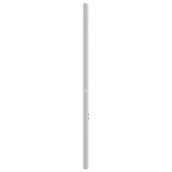 vidaXL Ersatz-Kopfteil Metall Wei&szlig; 80 cm
