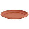 vidaXL Blument&ouml;pfe 24 pcs Ziegelrot &Oslash; 26 x 21,5 cm Kunststoff