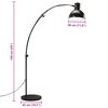 vidaXL Stehleuchte 25 W Schwarz 150 cm E27