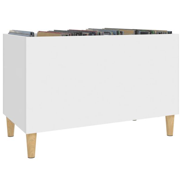vidaXL Plattenschrank Wei&szlig; 74,5x38x48 cm Holzwerkstoff
