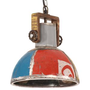 vidaXL H&auml;ngelampe Industrie-Stil 25 W Mehrfarbig Rund 30 cm E27
