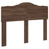 vidaXL Bettrahmen Braun Eichen-Optik 120 x 190 cm Massives Kiefernholz