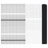 vidaXL Zaun mit Pfosten Grau 1 x 100 m Stahl und PVC