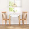 vidaXL Esszimmerst&uuml;hle 2 Stk. Natur Massivholz Gummibaum