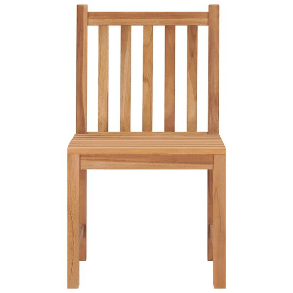 vidaXL Gartenst&uuml;hle 6 Stk. mit Kissen Massivholz Teak
