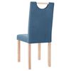 vidaXL Esszimmerst&uuml;hle 2 Stk. Blau Stoff