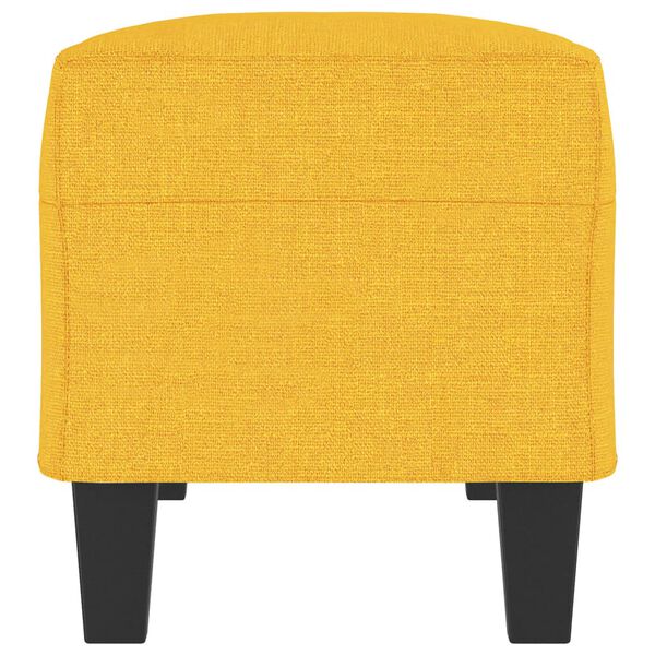 vidaXL Sitzbank Hellgelb 100x35x41 cm Stoff
