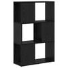 vidaXL TV-Schrankset 60 x 24 x 94,5 cm Schwarz Holzwerkstoff