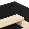 vidaXL Bettgestell Schwarz 90x190 cm