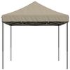 vidaXL Partyzelt Faltbar Pop-Up Taupe 440x292x315 cm