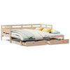 vidaXL Tagesbett Ausziehbar mit Schubladen ohne Matratze 90x200 cm