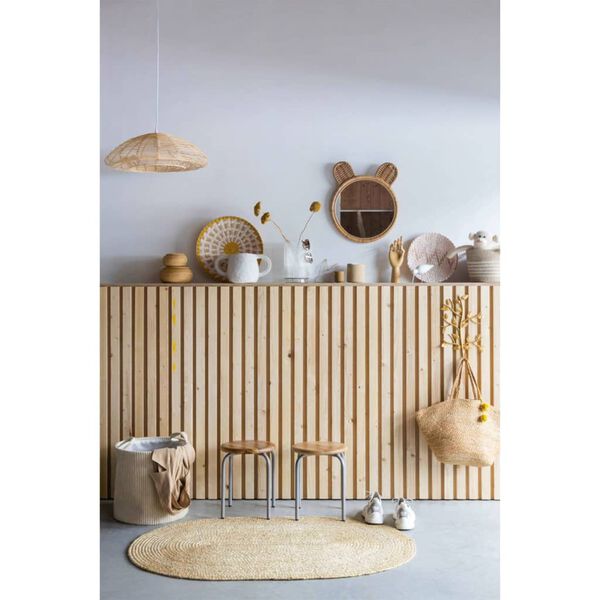 KidsDepot 2-tlg. Korb-Set Eran Baumwollseil Beige
