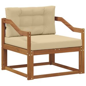 vidaXL Outdoor Mittelsofa Natur