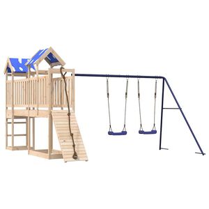 vidaXL Spielturm Massivholz Kiefer