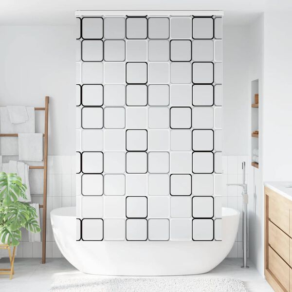 vidaXL Duschrollo mit Kassette 130x240 cm Stoffbreite 126 cm