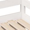 vidaXL Tagesbett Ausziehbar mit Schubladen ohne Matratze Weiß 80x200cm