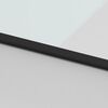 vidaXL Schiebet&uuml;r mit Beschlag Schwarz 102,5x205 cm Hartglas