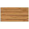 vidaXL Tischplatte 100 x 50 x 3,5 cm Rechtwinklig Massives Teakholz