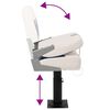 vidaXL Bootssitz mit Podest H&ouml;henverstellbar 360&deg; Drehbar