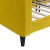 vidaXL Tagesbett Gelb 90x200 cm Samt