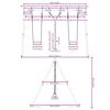 vidaXL Schaukel-Set mit Schaukelsitzen und Kletterschaukel