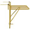 vidaXL Balkontisch Golden 60x40 cm Stahl