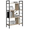 vidaXL B&uuml;cherregal Sonoma-Eiche 75 x 30 x 123,5 cm Holzwerkstoff