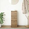 vidaXL Sideboard Artisan-Eiche 29,5x34x76 cm Holzwerkstoff