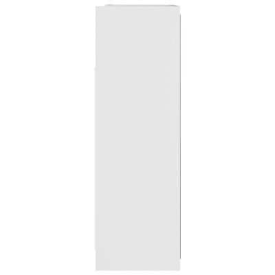 vidaXL Bad-Spiegelschrank Weiß 62,5x20,5x64 cm Holzwerkstoff