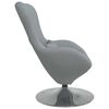 vidaXL Eiersessel Hellgrau 63 x 73 x 90 cm Stoff