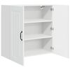 vidaXL K&uuml;chenschrank Kalmar Hochglanz Wei&szlig; 80 x 31 x 80 cm