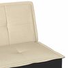 vidaXL Schlafsofa Creme Stoff