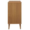 vidaXL Sideboard MOLDE Braun 76,5x40x80 cm Massivholz Kiefer