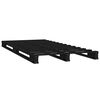 vidaXL Palettenbett Schwarz 75x190 cm Massivholz Kiefer