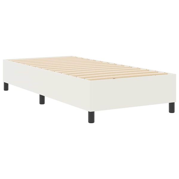 vidaXL Plattformbettgestell Creme 80 x 200 cm Stoff