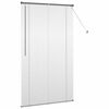 vidaXL Fensterjalousie mit Vorh&auml;ngen Dunkelgrau Aluminium