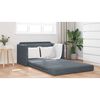 vidaXL Schlafsofa 110cm Dunkelgrau Samt