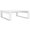 vidaXL Couchtisch Wei&szlig; 100x100x35 cm Holzwerkstoff