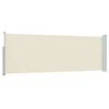 vidaXL Ausziehbare Seitenmarkise 100x300 cm Creme