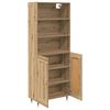 vidaXL Highboard Artisan-Eiche 69,5 x 34 x 180 cm Holzwerkstoff