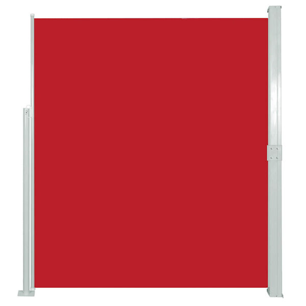 vidaXL Ausziehbare Seitenmarkise 140&times;500 cm Rot