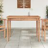 vidaXL Garten-Esstisch 120x65x80 cm Massivholz Teak