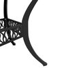 vidaXL 3-tlg. Bistro-Set Schwarz Aluminiumguss