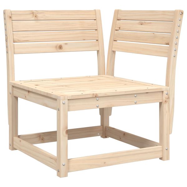 vidaXL 4-tlg. Garten-Lounge-Set Massivholz Kiefer
