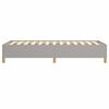 vidaXL Bettgestell ohne Matratze Hellgrau 80x200 cm Stoff