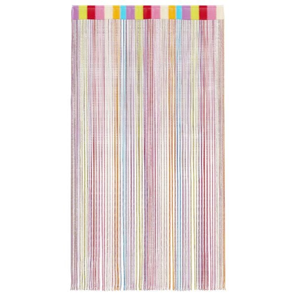 vidaXL Fadenvorh&auml;nge 2 Stk. Mehrfarbig 100x250 cm